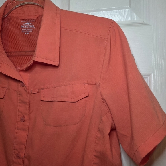 Pacific Trail Peach Woman's‎ Outdoor Top Sz M - Picture 3 of 9